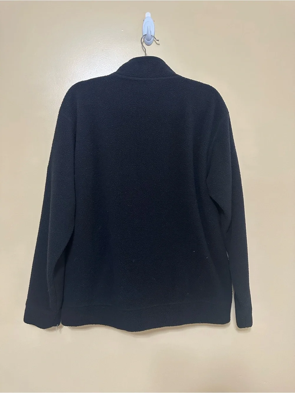 Orvis Full Zip Heavyweight Fleece Jacket Men Size L Black